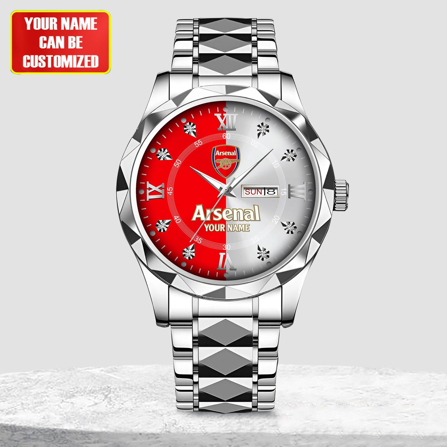 Personalized Arsenal Luxury Alloy Charley Watch