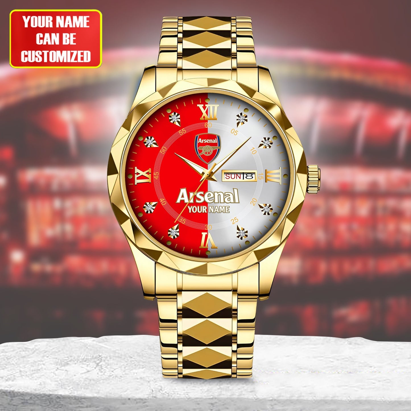 Personalized Arsenal Luxury Alloy Charley Watch