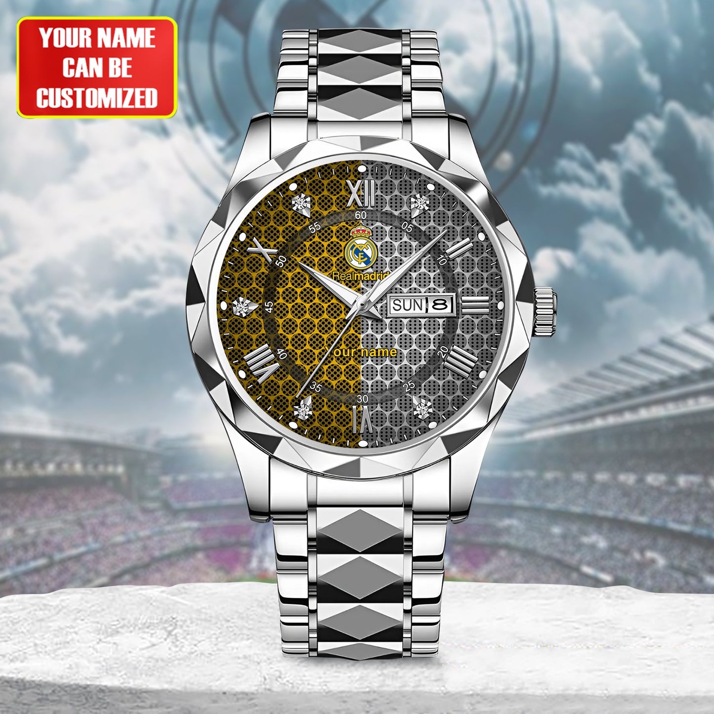 Personalized Real Madrid Luxury Alloy Charley Watch