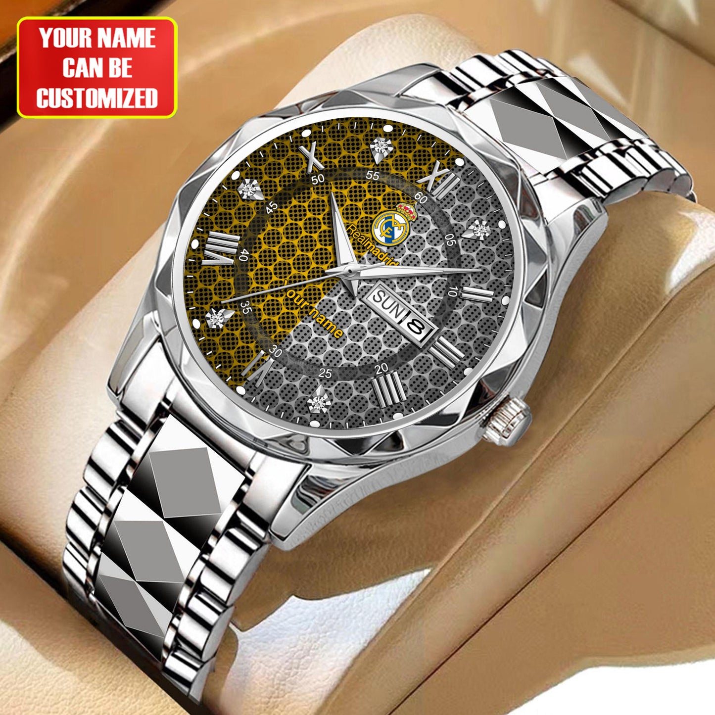Personalized Real Madrid Luxury Alloy Charley Watch
