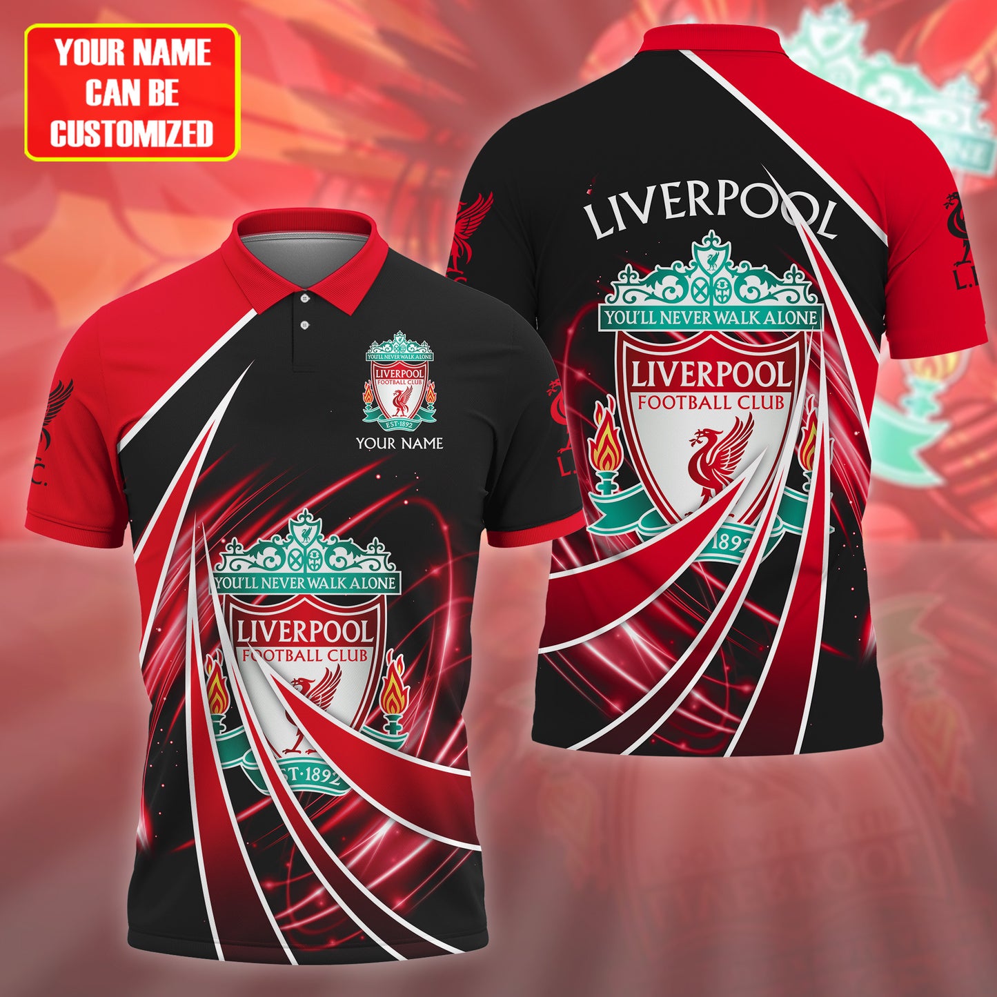 Personalized Liverpool Q10 3D Full Printing Set ,Liverpool Q10 Shirt , Hoodie , Short , Polo ,hawaii