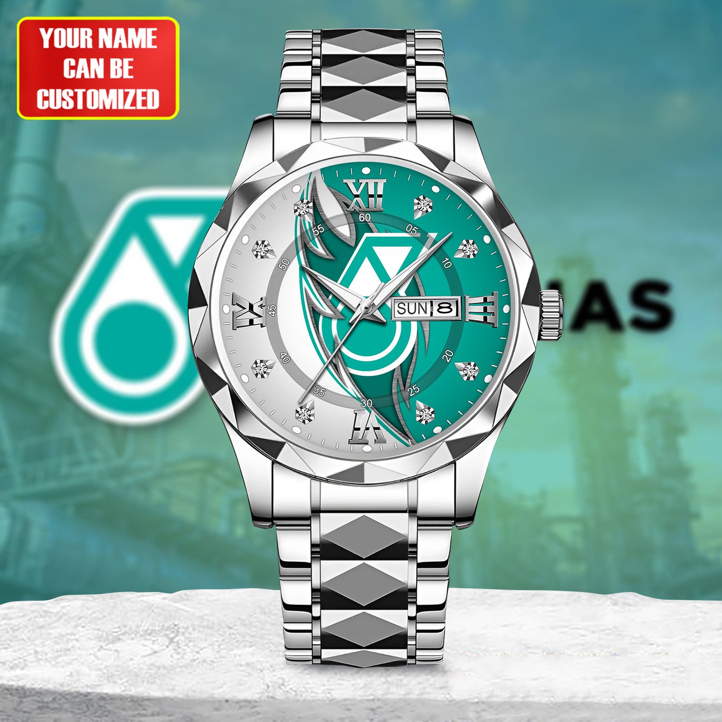 Personalized Merc AMG Petronas Alloy Charley Watch V1