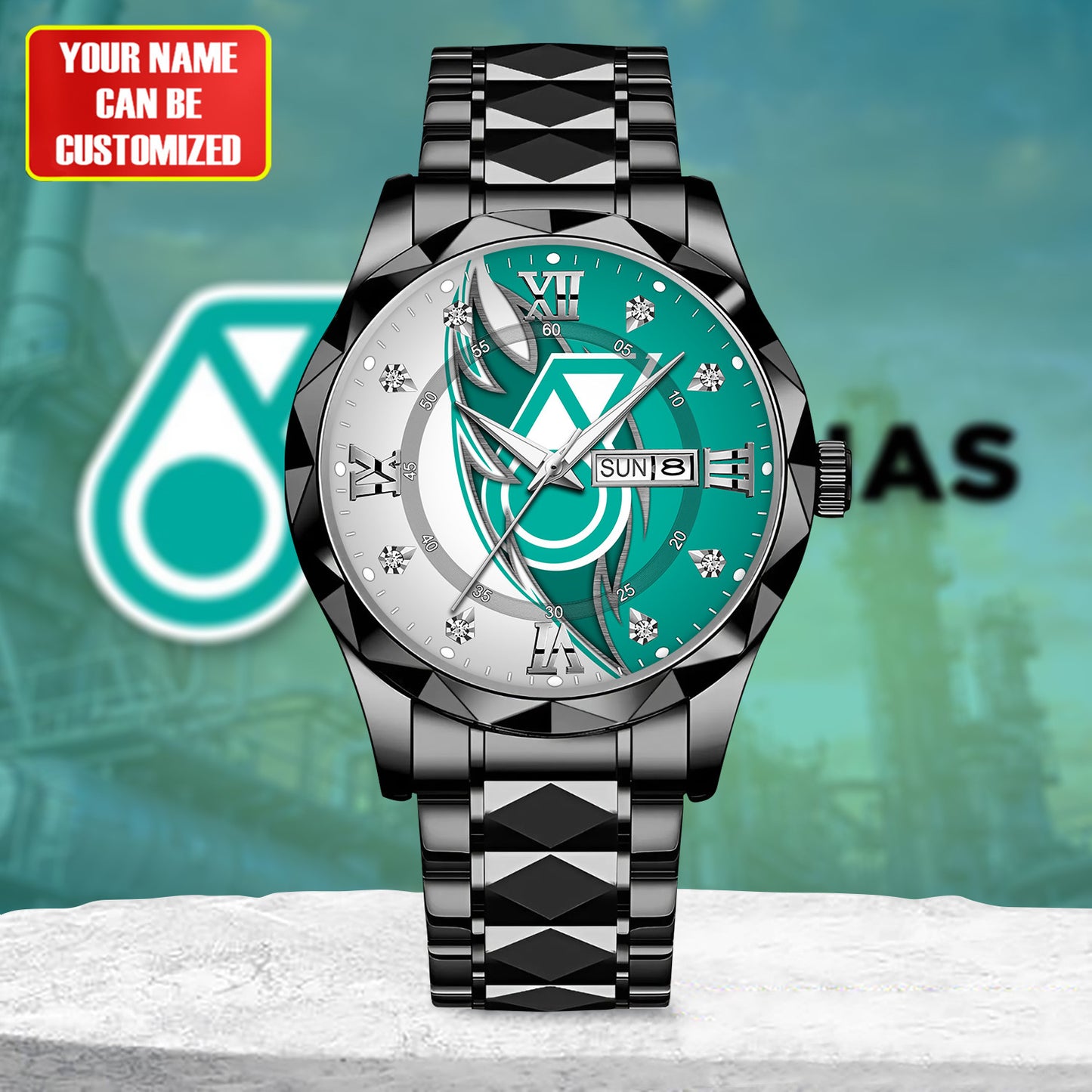 Personalized Merc AMG Petronas Alloy Charley Watch V1