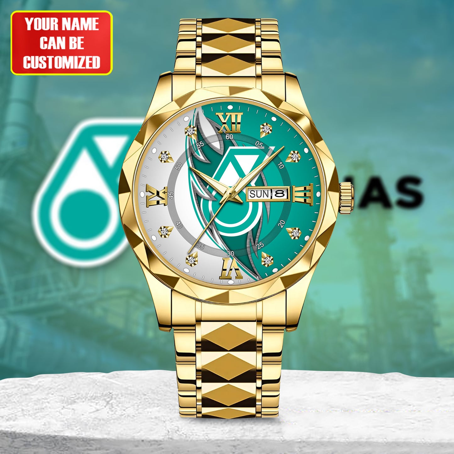 Personalized Merc AMG Petronas Alloy Charley Watch V1