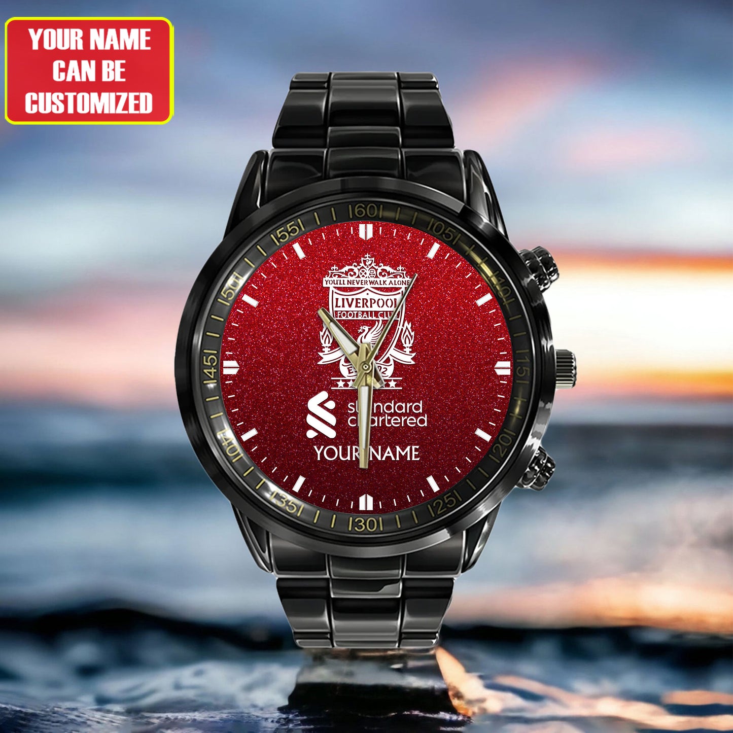 Personalized Liverpool Champion Luxury Stainless Steel Watch V8
