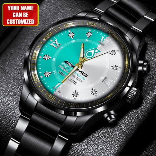 Merc AMG Petronas Luxury Stainless Steel Watch