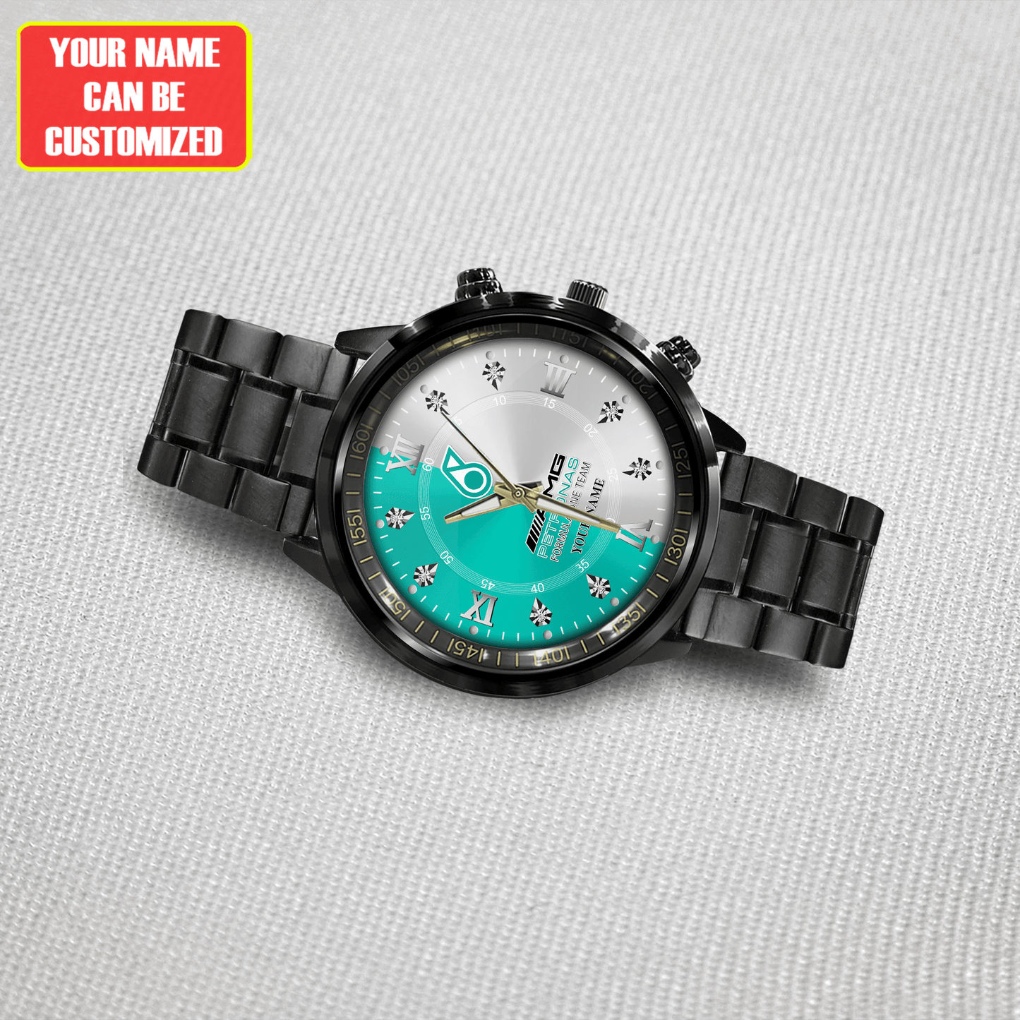 Merc AMG Petronas Luxury Stainless Steel Watch