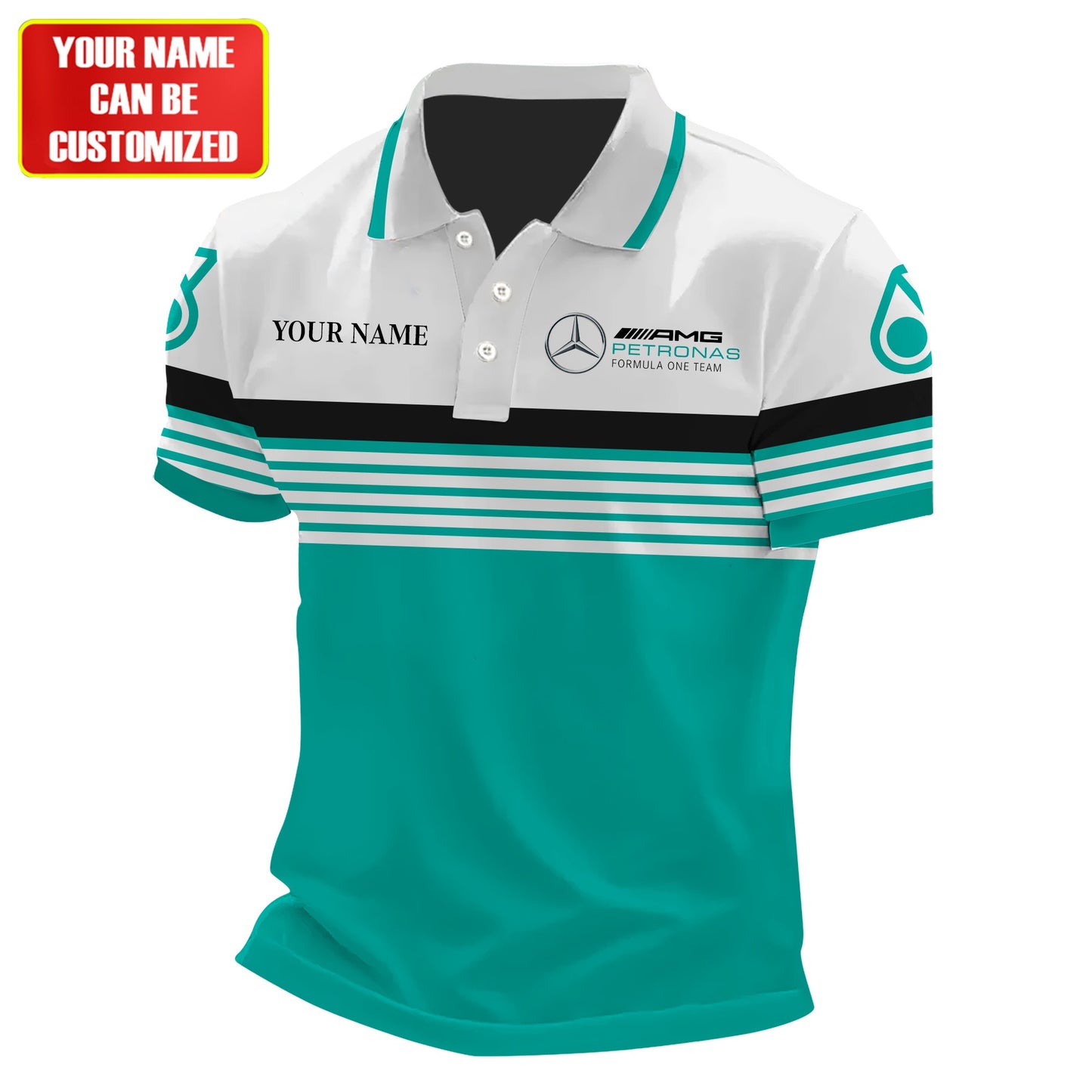 Personalized Merc AMG Petronas 3D Full Printing Set ,Merc AMG Petronas Shirt , Hoodie , Short , Polo ,hawaii V2