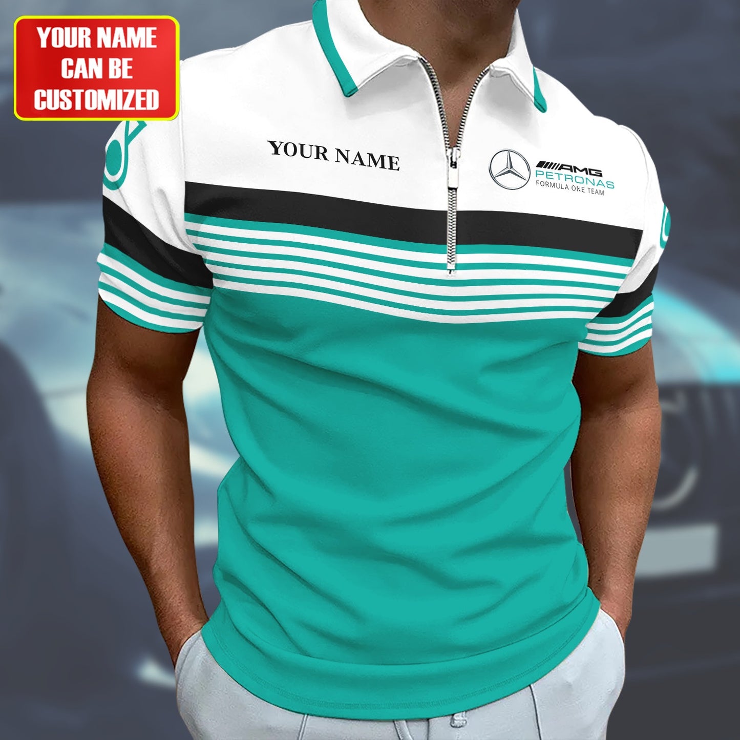 Personalized Merc AMG Petronas 3D Full Printing Set ,Merc AMG Petronas Shirt , Hoodie , Short , Polo ,hawaii V2
