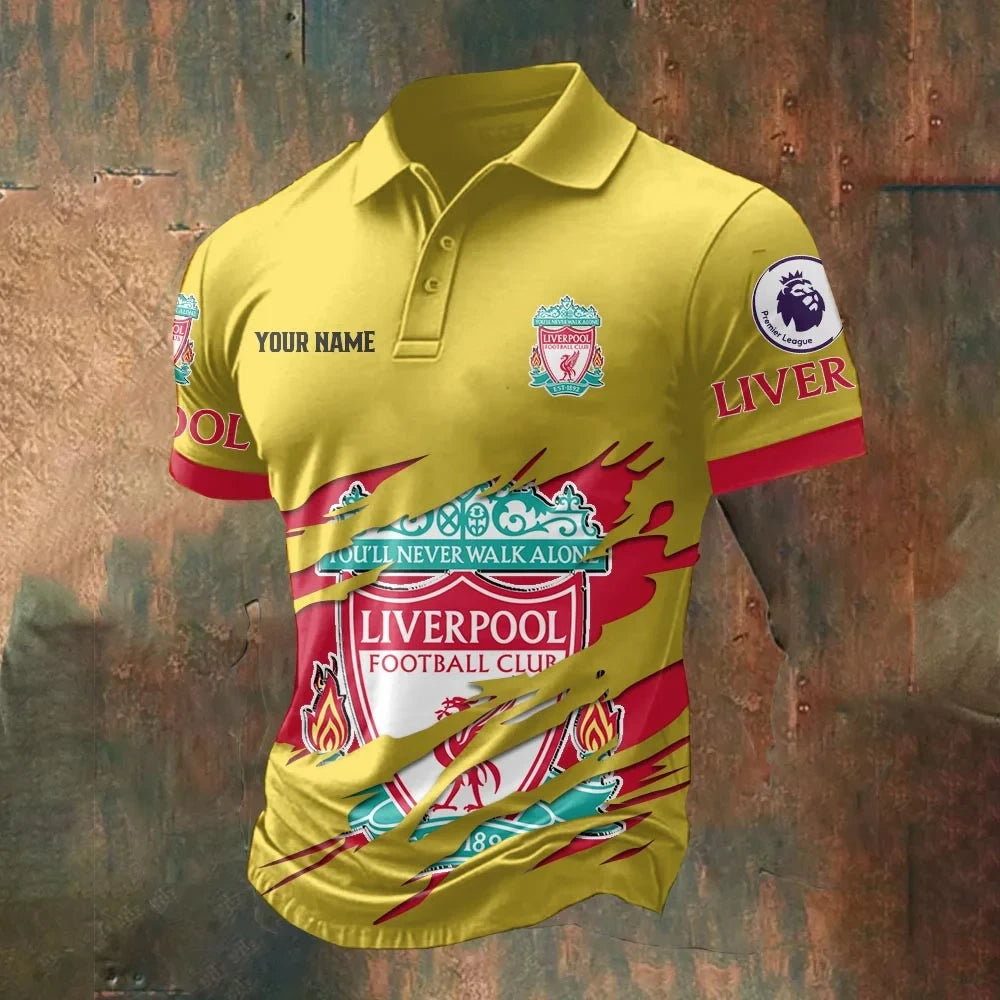 Personalized Liverpool Tear 3D Full Printing Set , Liverpool Tear Shirt , Zipper Polo, Hoodie , Short ,Polo ,hawaii