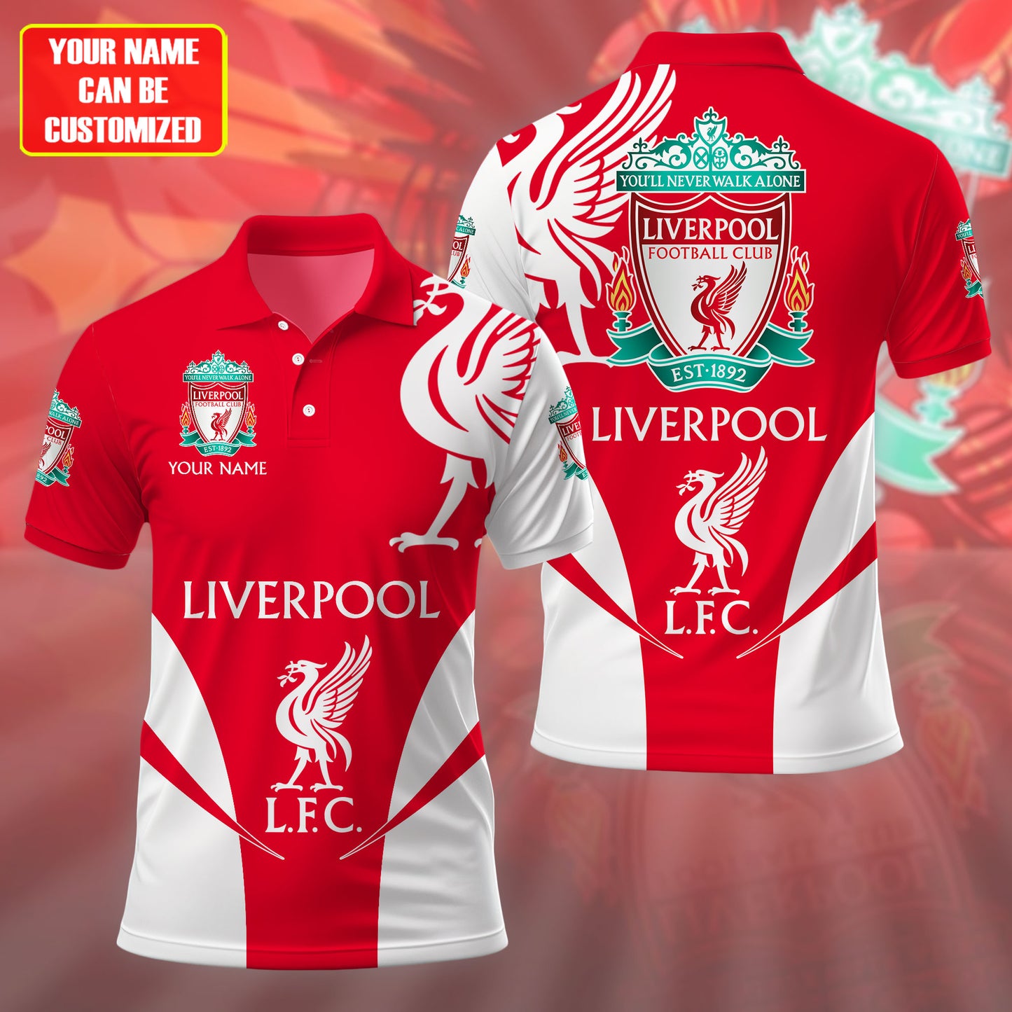 Personalized Liverpool 3D Full Printing Set , Liverpool Shirt , Hoodie , Short , Polo ,hawaii V35