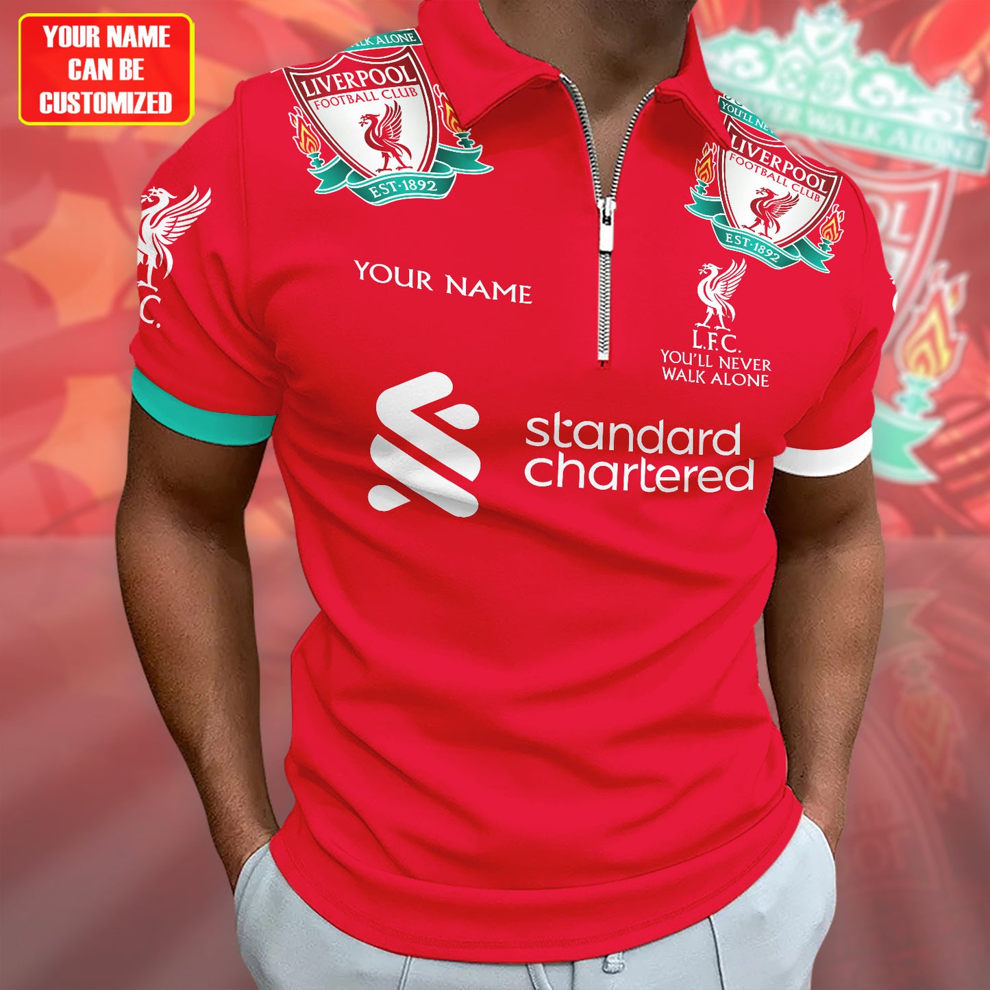 Personalized Liverpool Q12 3D Full Printing Set , Liverpool Q12 Shirt , Zipper Polo, Hoodie , Short ,Polo ,hawaii