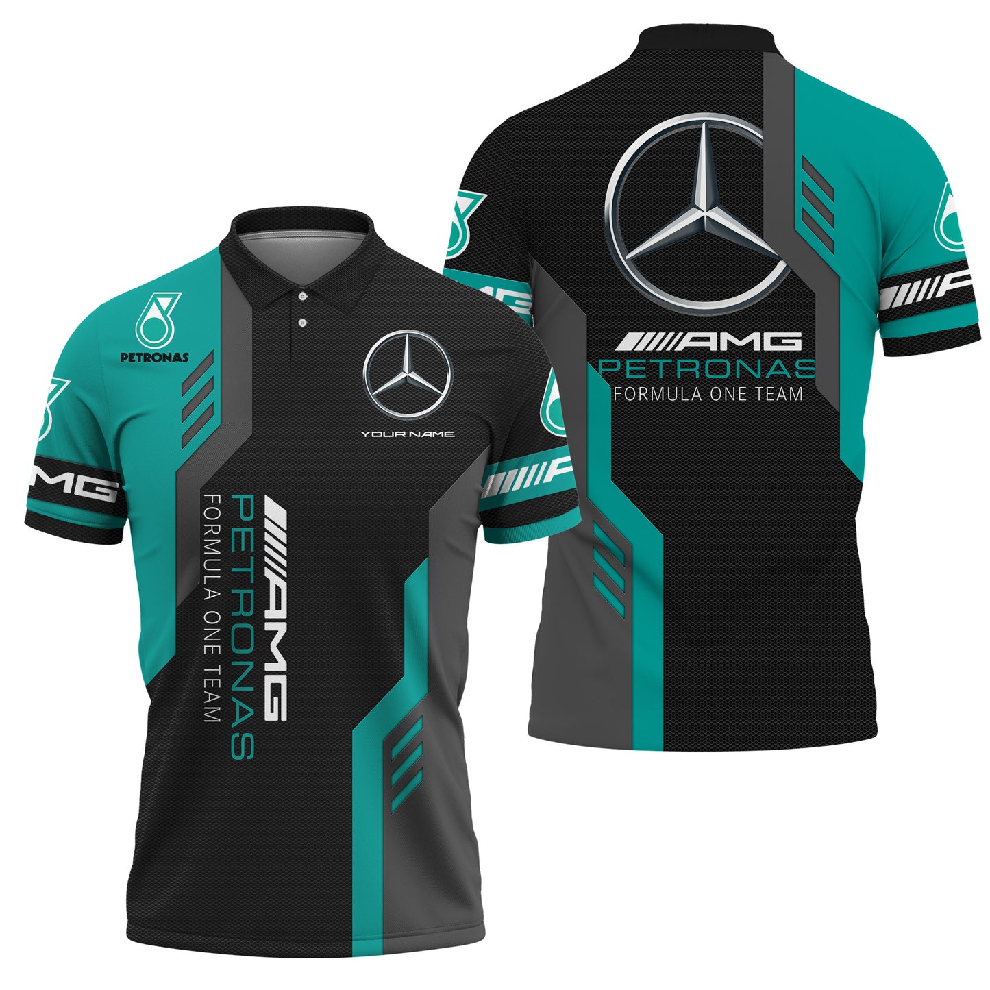 Personalized Merc AMG Petronas 3D Full Printing Set ,Merc AMG Petronas Shirt , Hoodie , Short , Polo ,hawaii V3