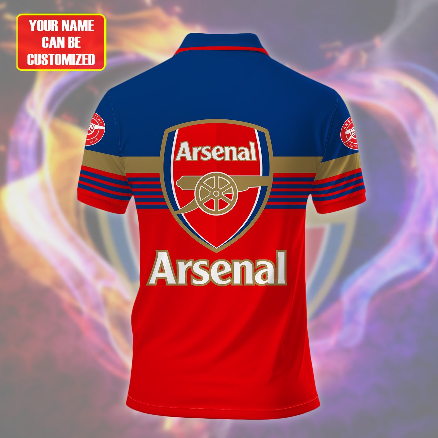 Personalized Arsenal 3D Full Printing Set , Arsenal Shirt , Zipper Polo, Hoodie , Short , Polo ,hawaii V2