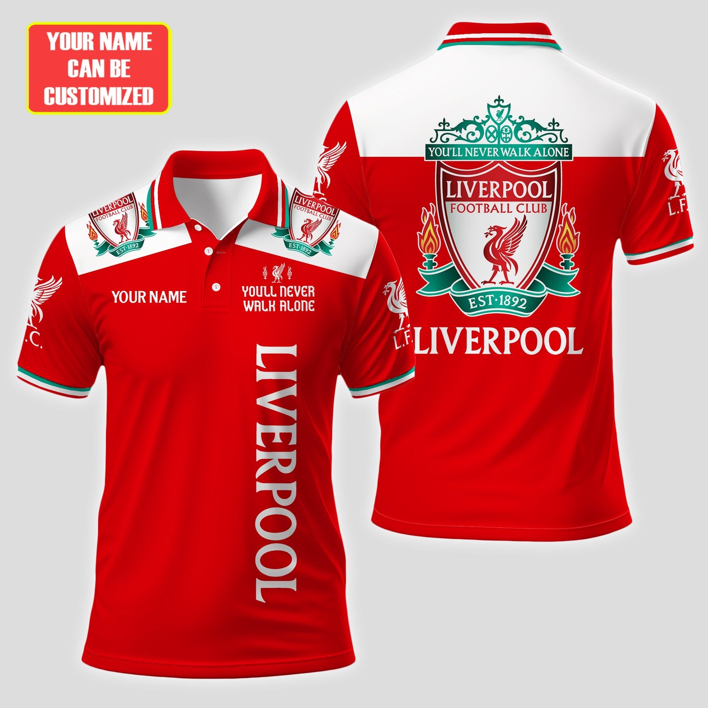 Personalized Liverpool 3D Full Printing Set , Liverpool Shirt , Hoodie , Short , Polo ,hawaii V37