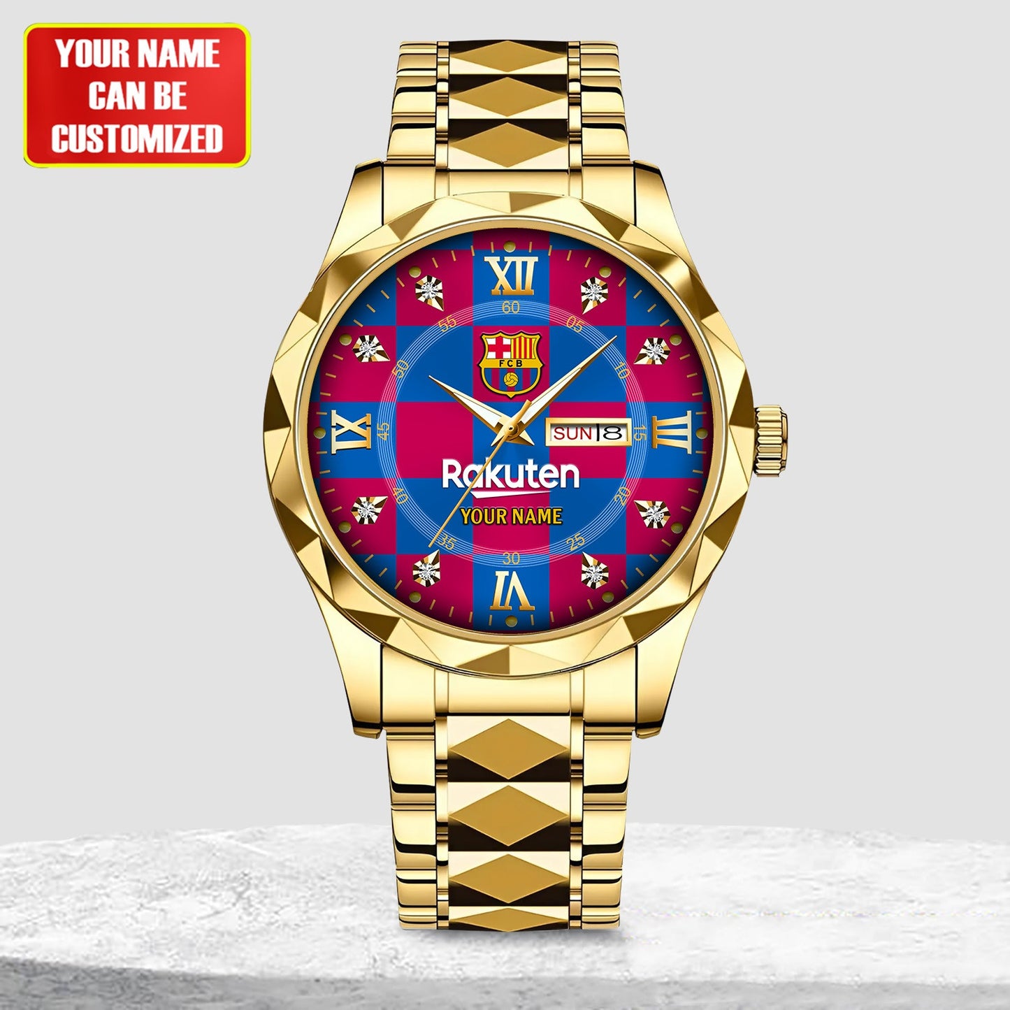 Personalized Barcelona FC Alloy Charley Watch V4