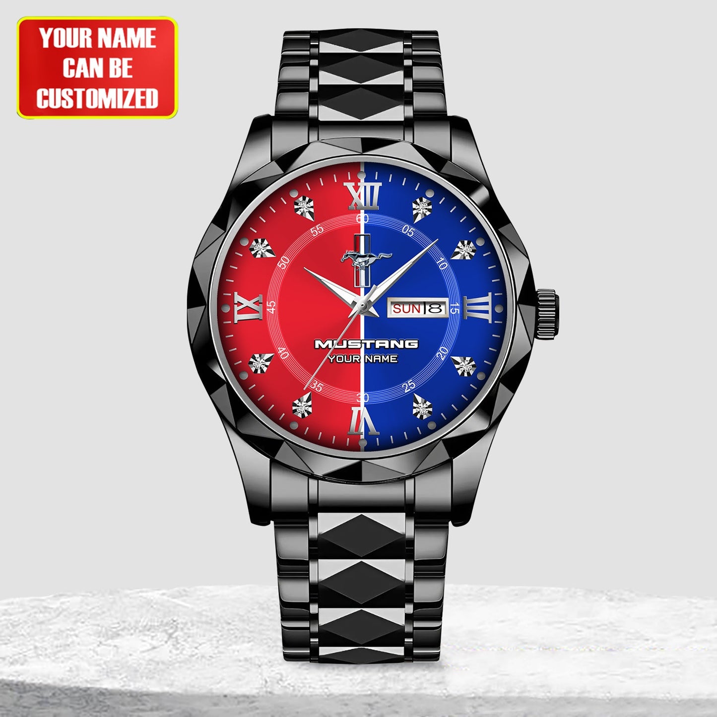Personalized F Mustang Luxury Alloy Charley Watch