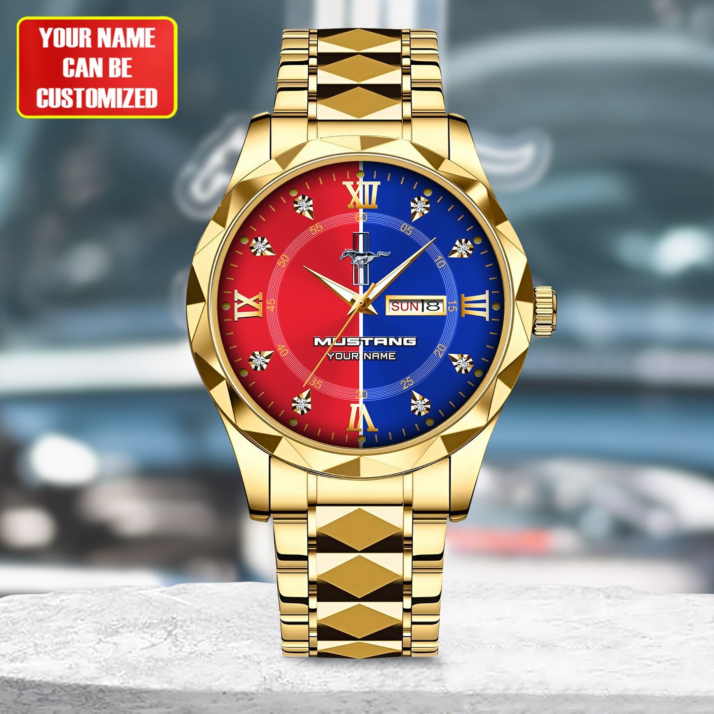 Personalized F Mustang Luxury Alloy Charley Watch