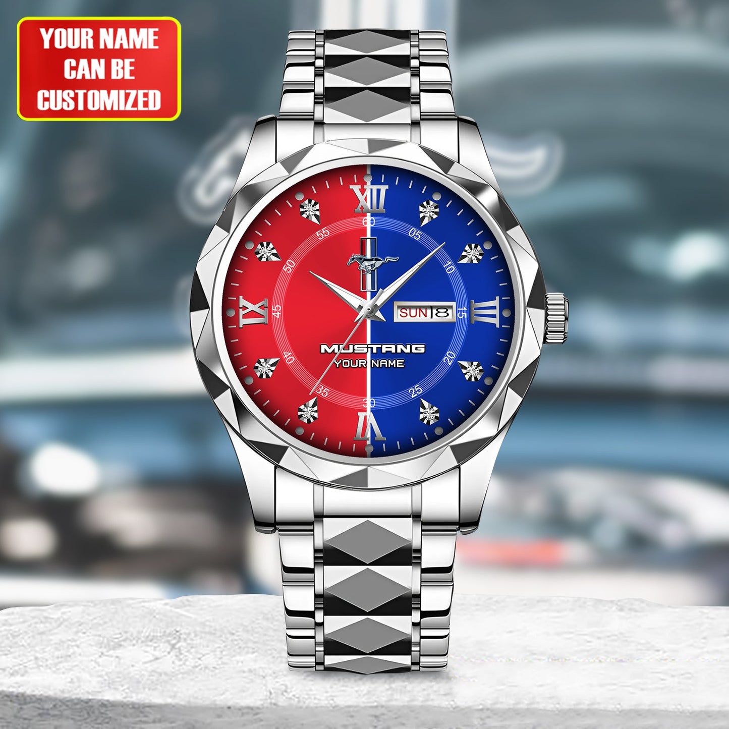 Personalized F Mustang Luxury Alloy Charley Watch