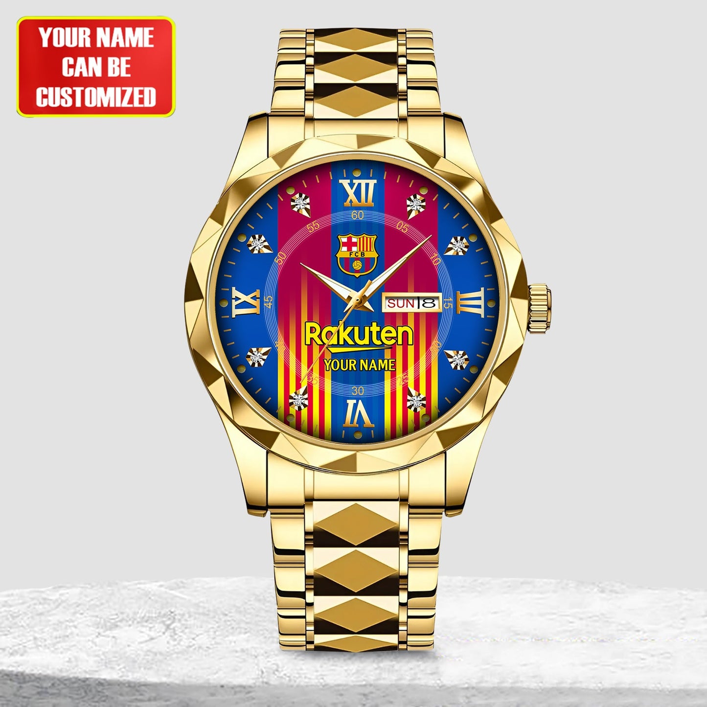 Personalized Barcelona FC Alloy Charley Watch V5