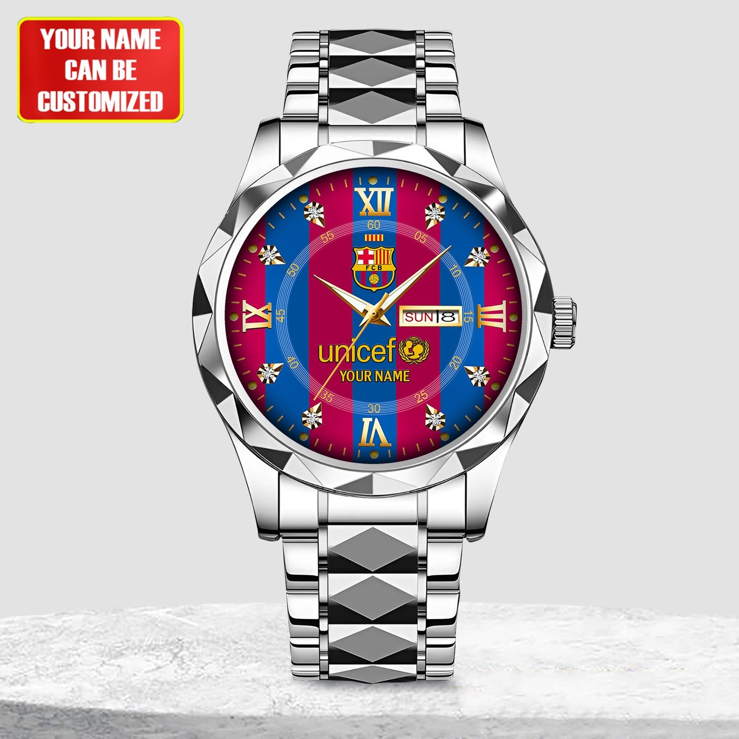 Personalized Barcelona FC 2010 Alloy Charley Watch