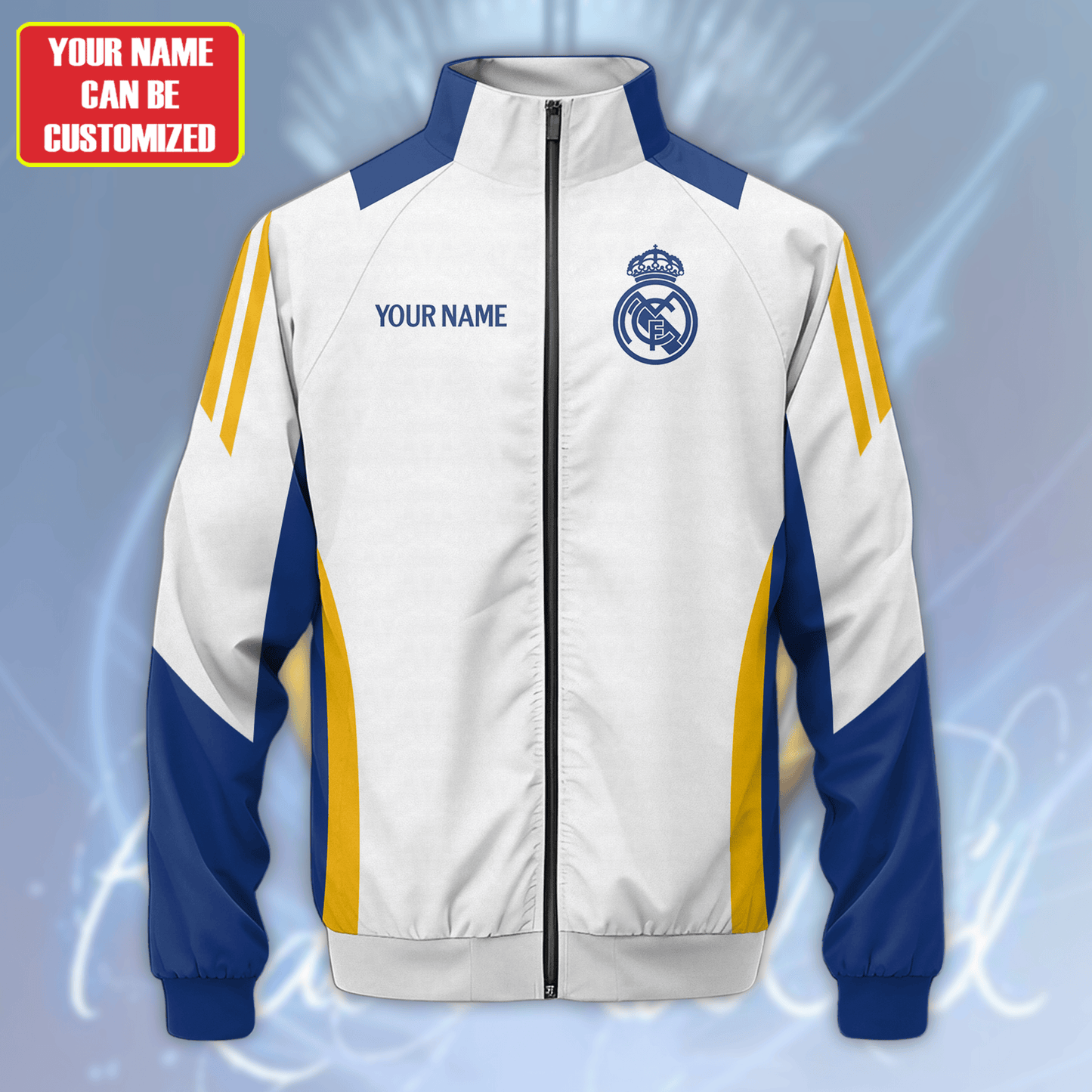 Personalized Real Zipper Stand Collar Jacket & Sweatpants Set V2