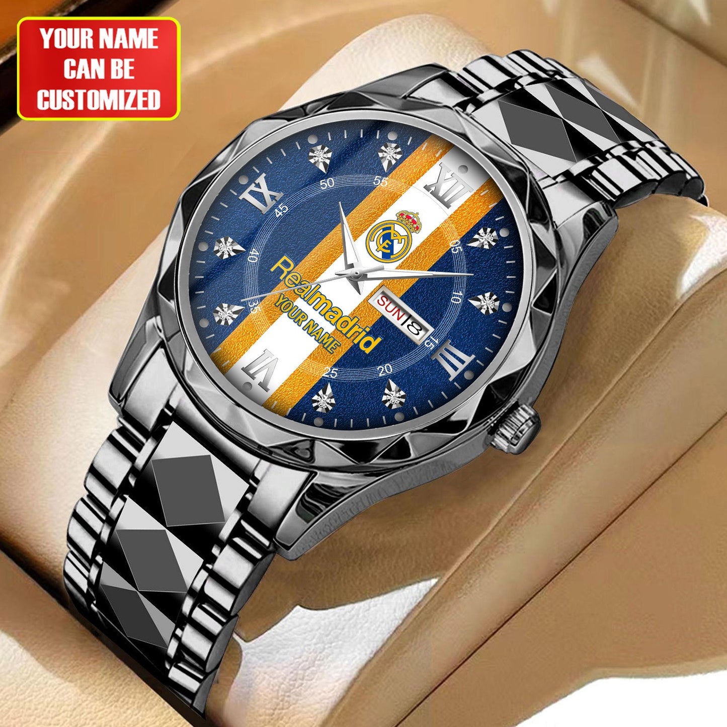 Personalized Real Madrid Luxury Alloy Charley Watch V3