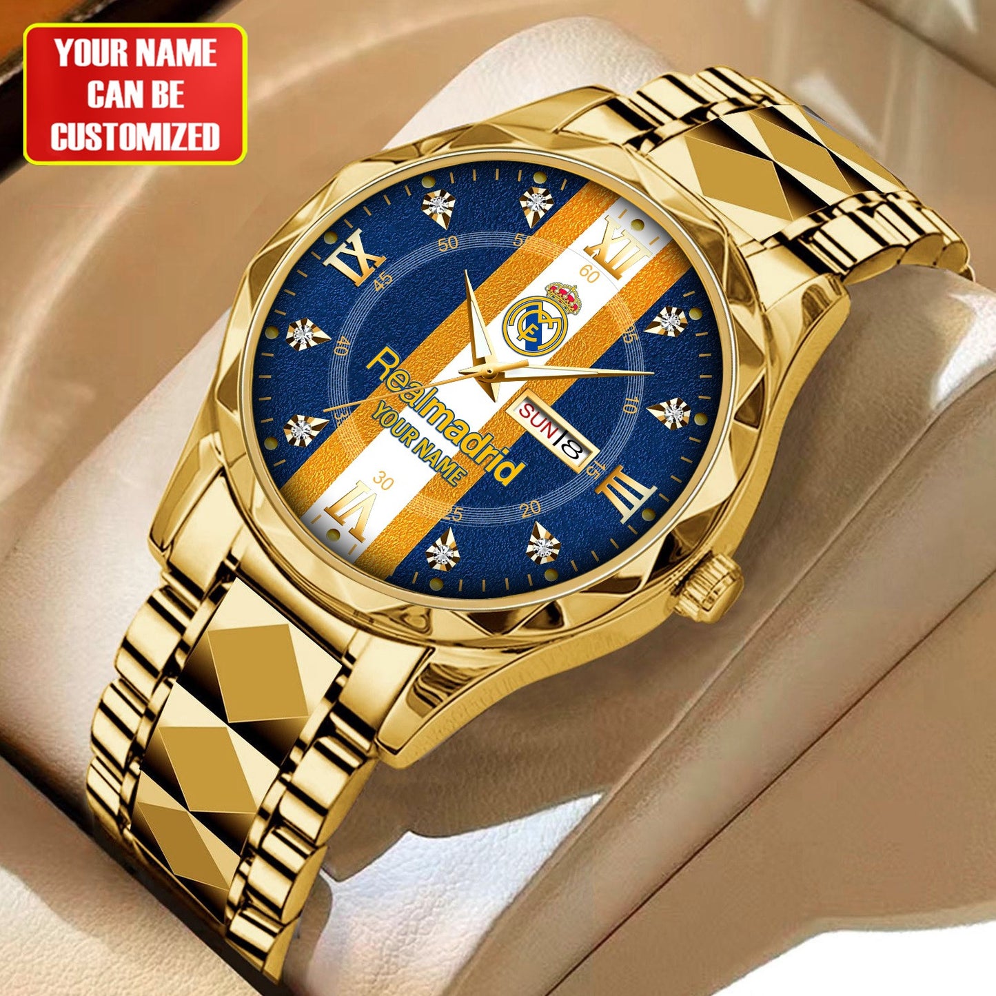Personalized Real Madrid Luxury Alloy Charley Watch V3