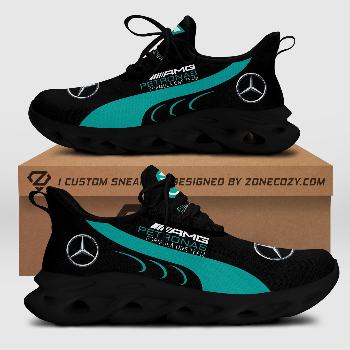 Merc AMG Petronas Chunky Custom Sneaker V5