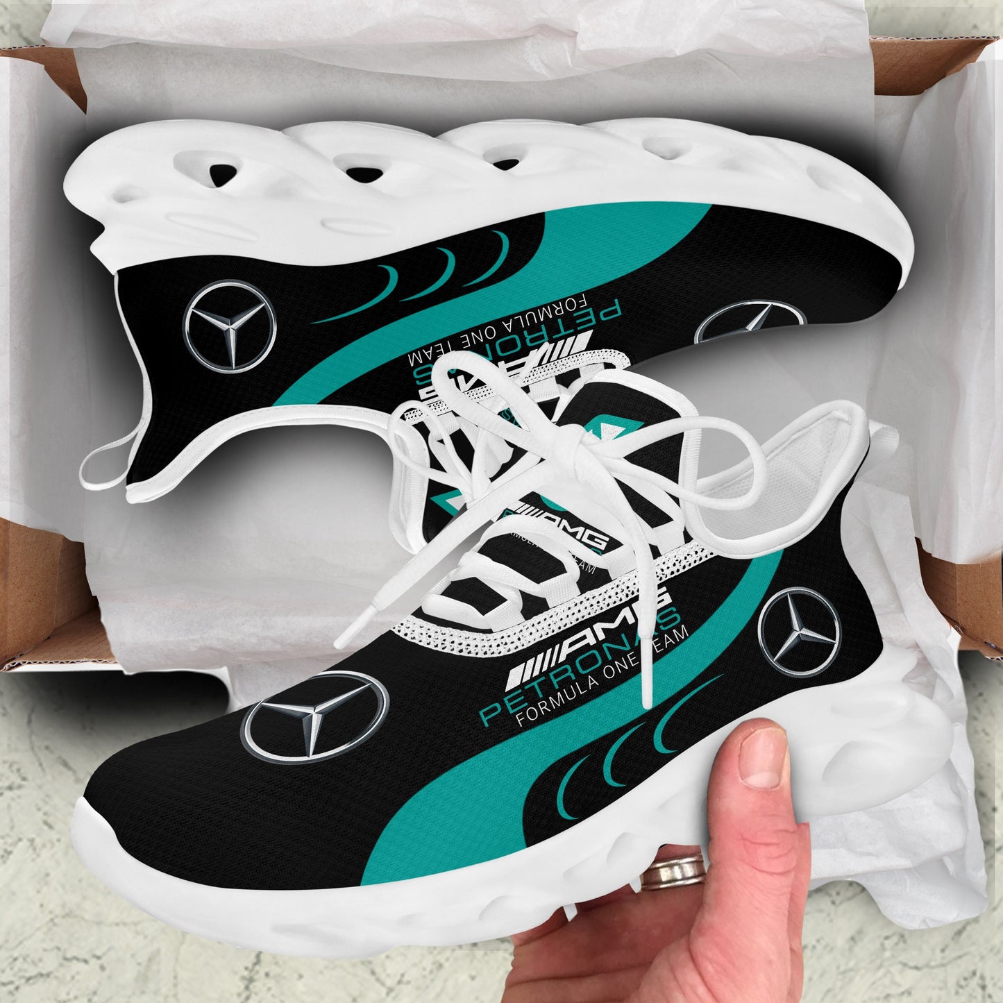 Merc AMG Petronas Chunky Custom Sneaker V5