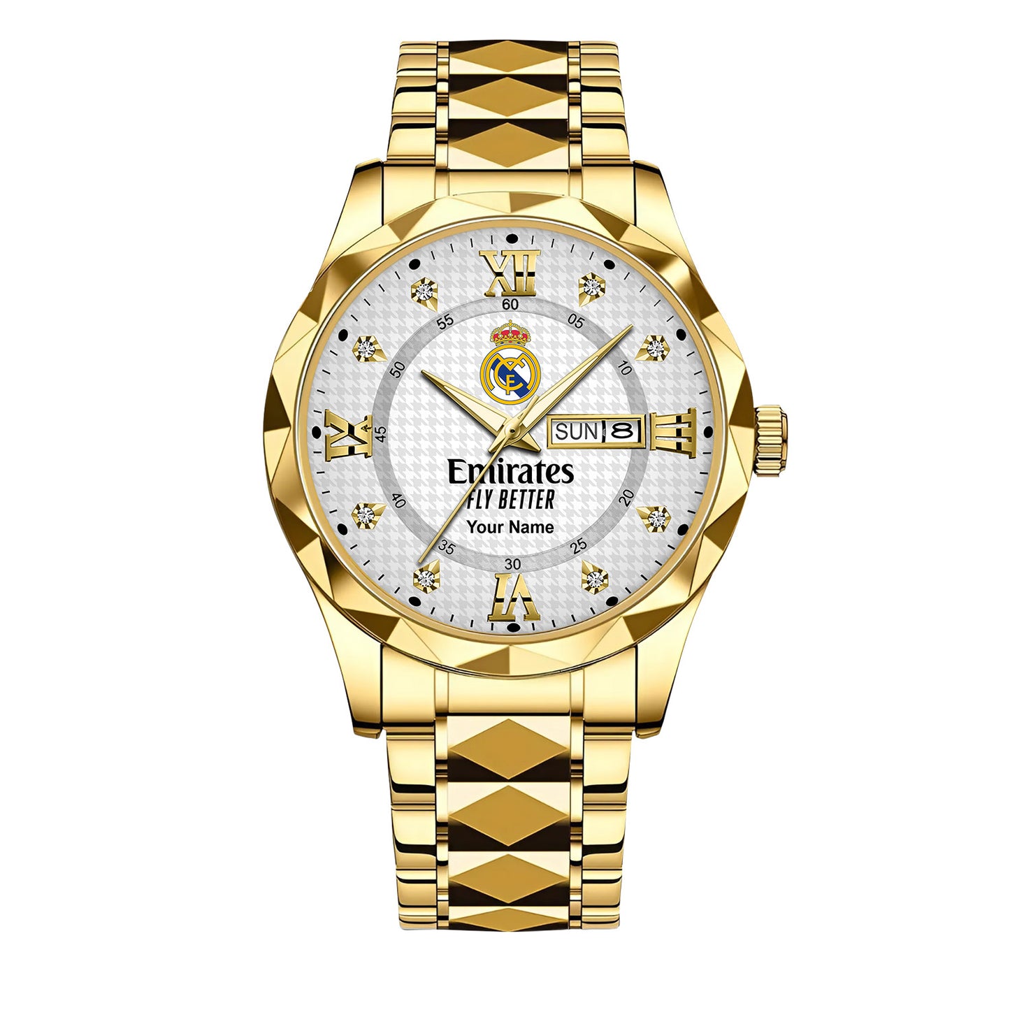 Personalized Real Madrid Luxury Alloy Charley Watch V4