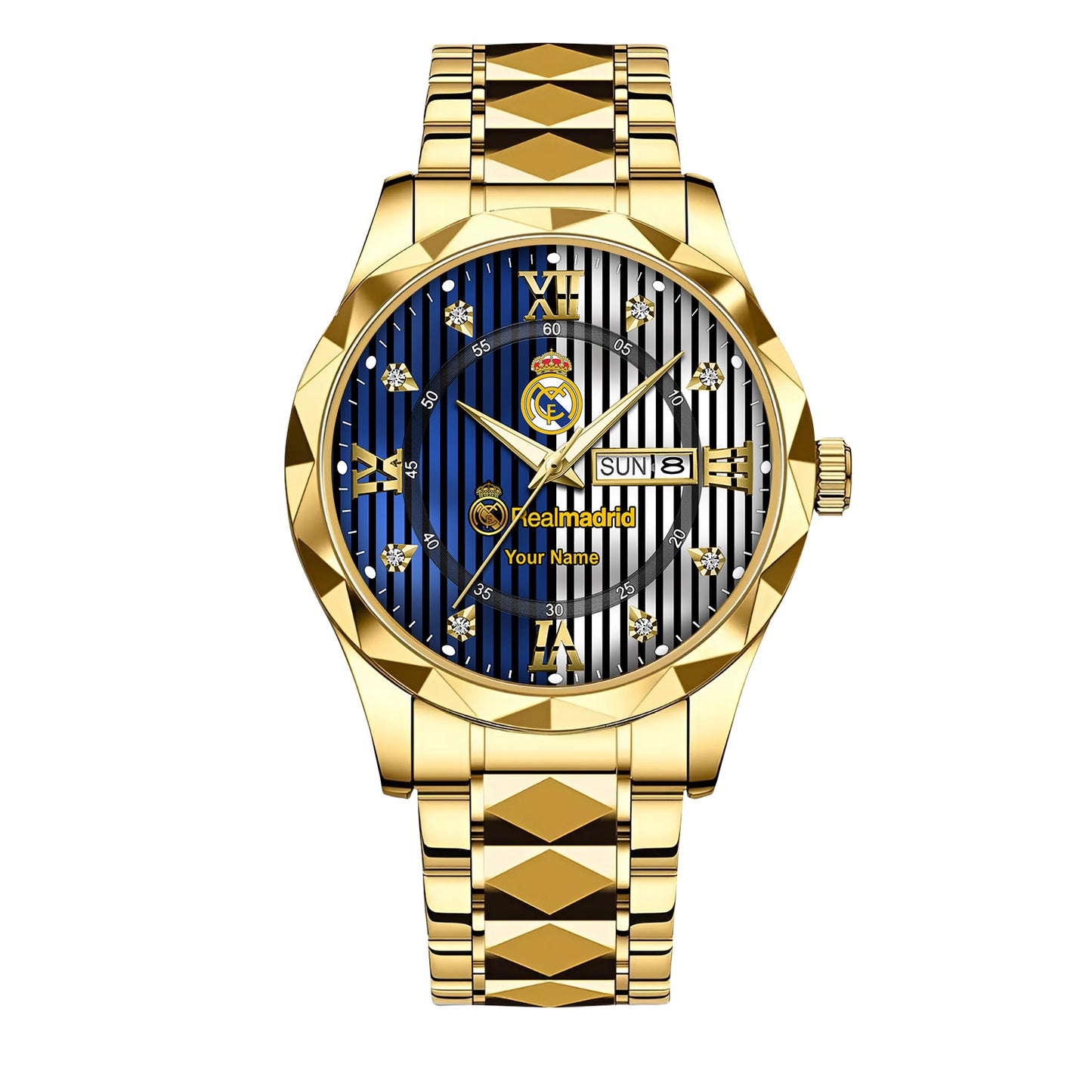 Personalized Real Madrid Sport Alloy Charley Watch