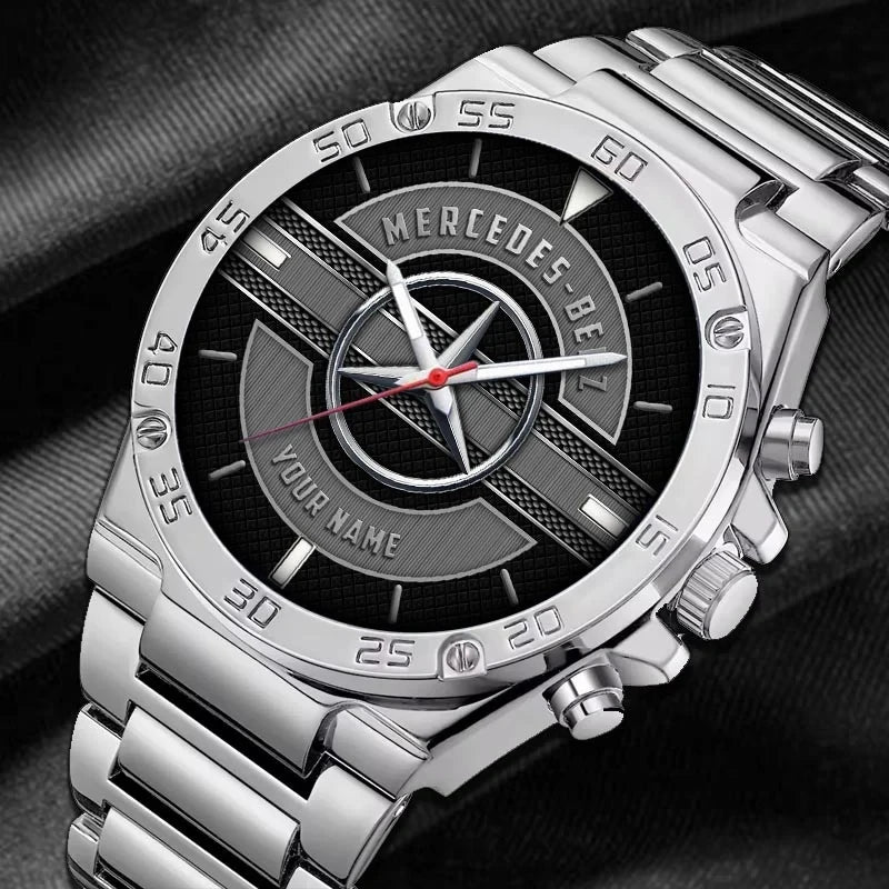 Personalized Merc Sport Luxury Dial Steel Watch V3