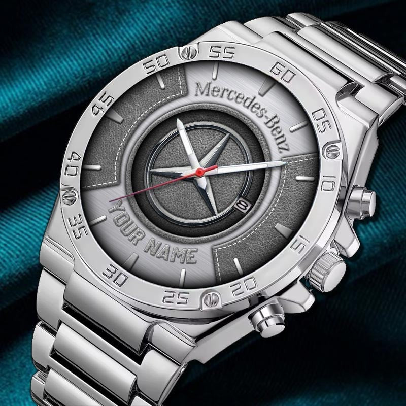Personalized Merc Sport Luxury Dial Steel Watch V8
