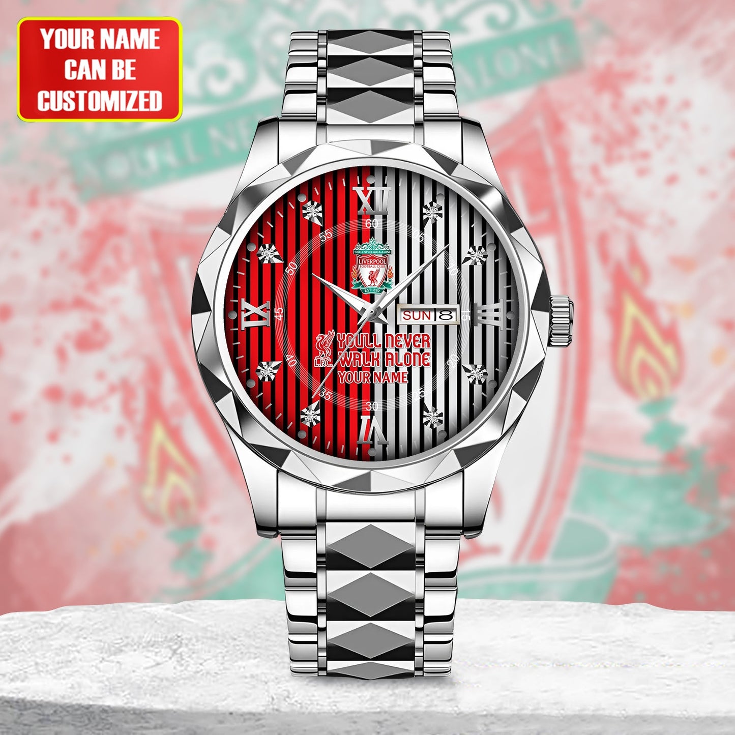 Personalized Liverpool Alloy Charley Watch