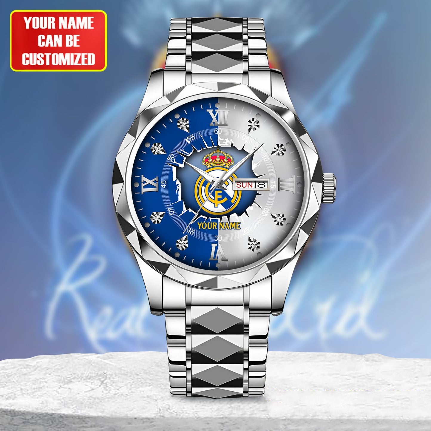 Personalized Real Madrid Sport Alloy Charley Watch V2