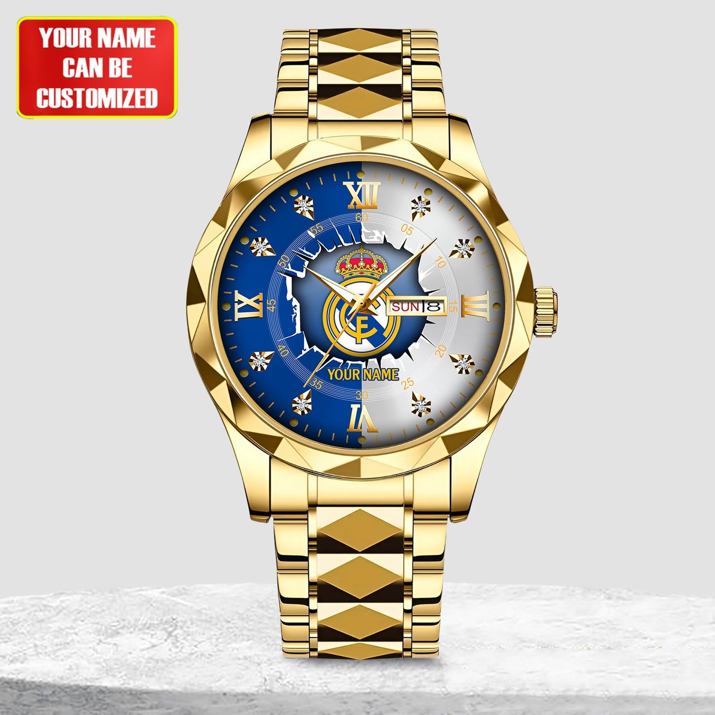 Personalized Real Madrid Sport Alloy Charley Watch V2