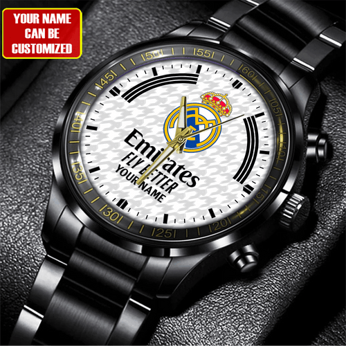 Real Madrid Uniform Luxury Stainless Steel Watch