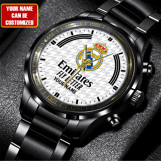 Real Madrid Uniform Luxury Stainless Steel Watch
