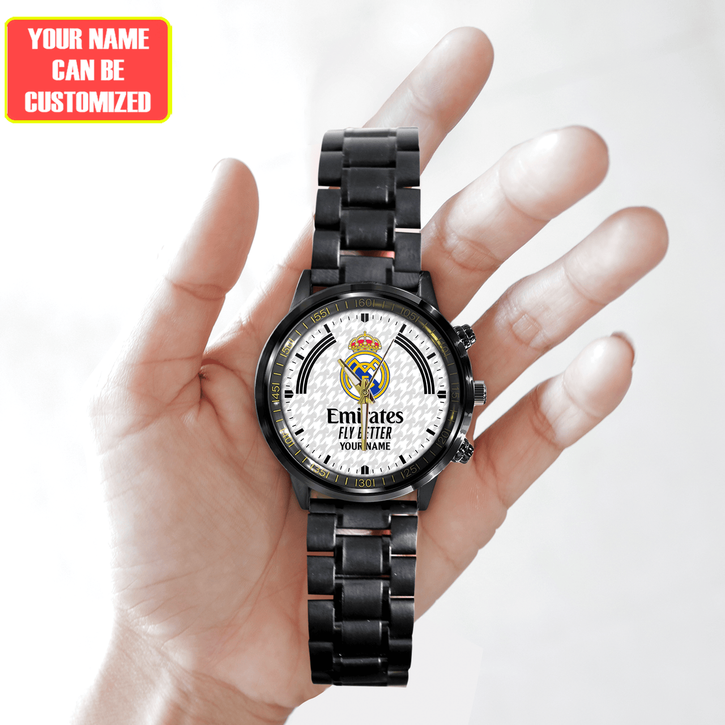 Real Madrid Uniform Luxury Stainless Steel Watch
