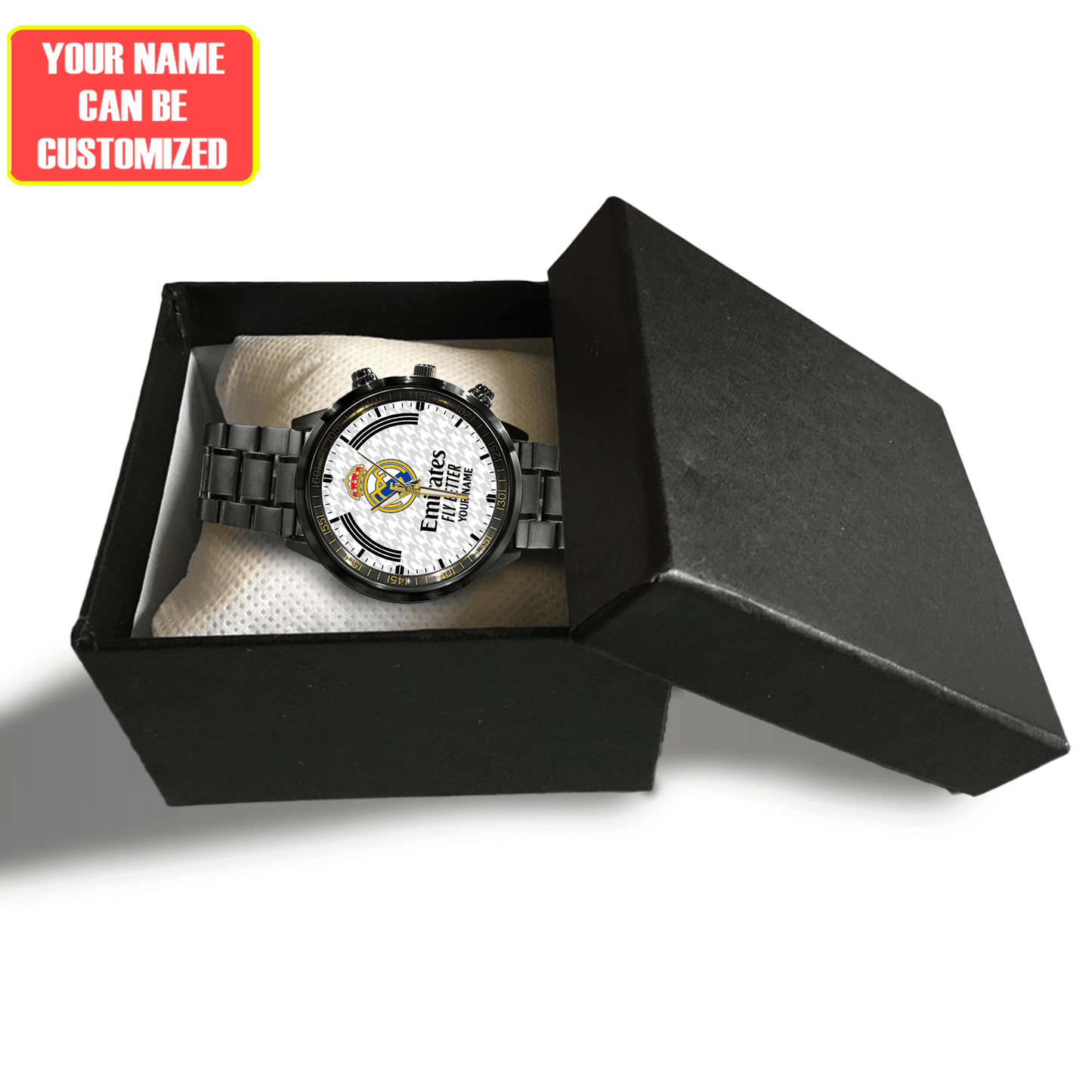 Real Madrid Uniform Luxury Stainless Steel Watch