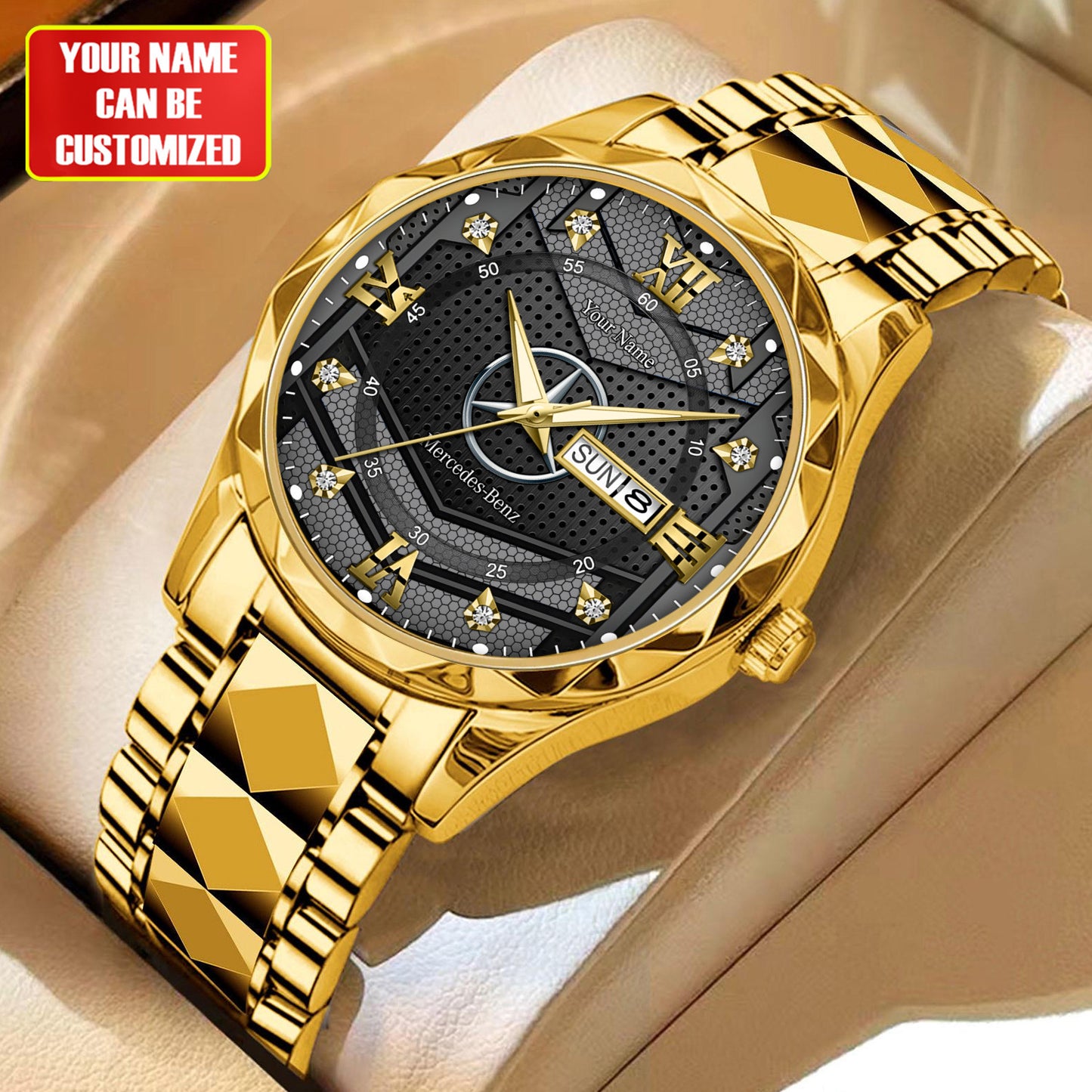 Personalized Merc Layer Alloy Charley Watch