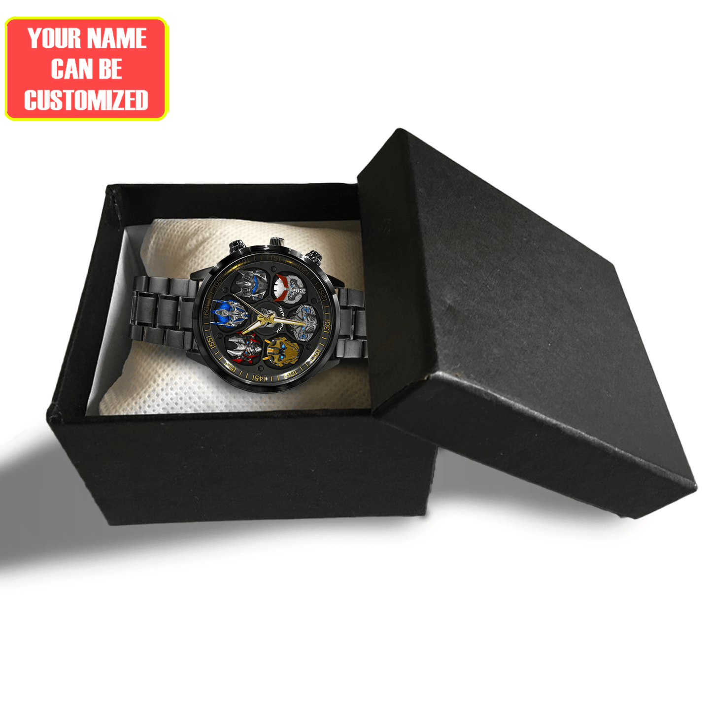 Personalized Transformers Autobot Luxury Stainless Steel Watch