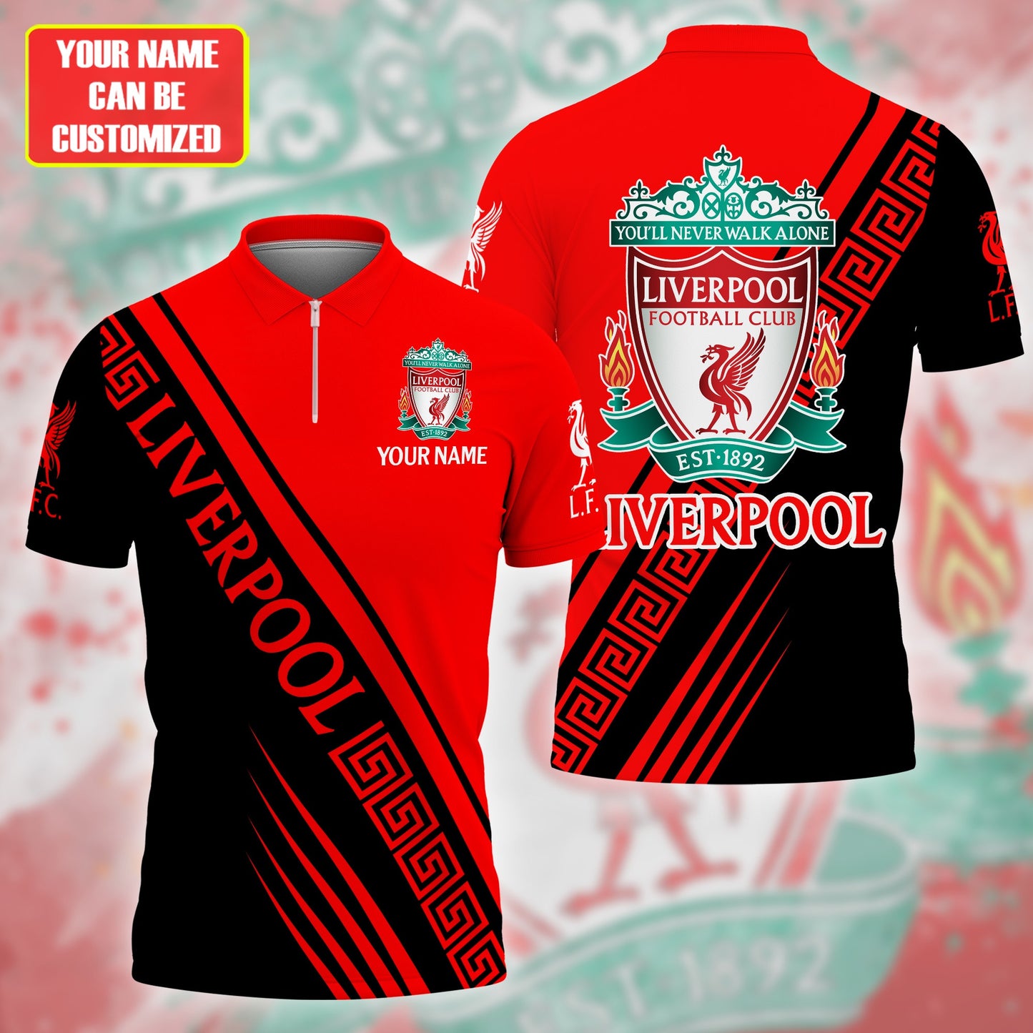 Personalized Liverpool Q14 3D Full Printing Set ,Liverpool Q14 Shirt , Hoodie , Short , Polo ,hawaii