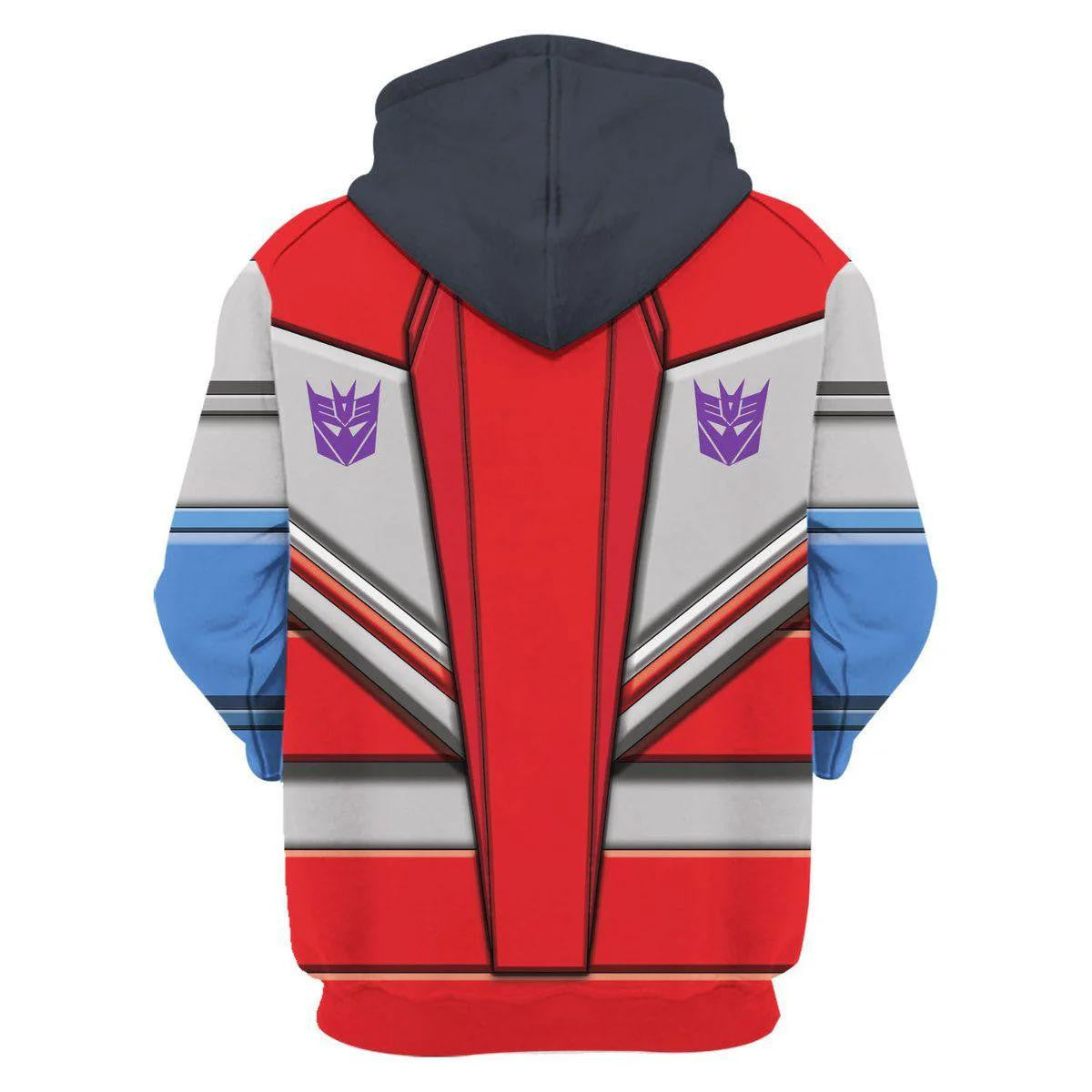 Personalized Transformer Starscream 3D All over Printed Hoodie and Sweatpants set