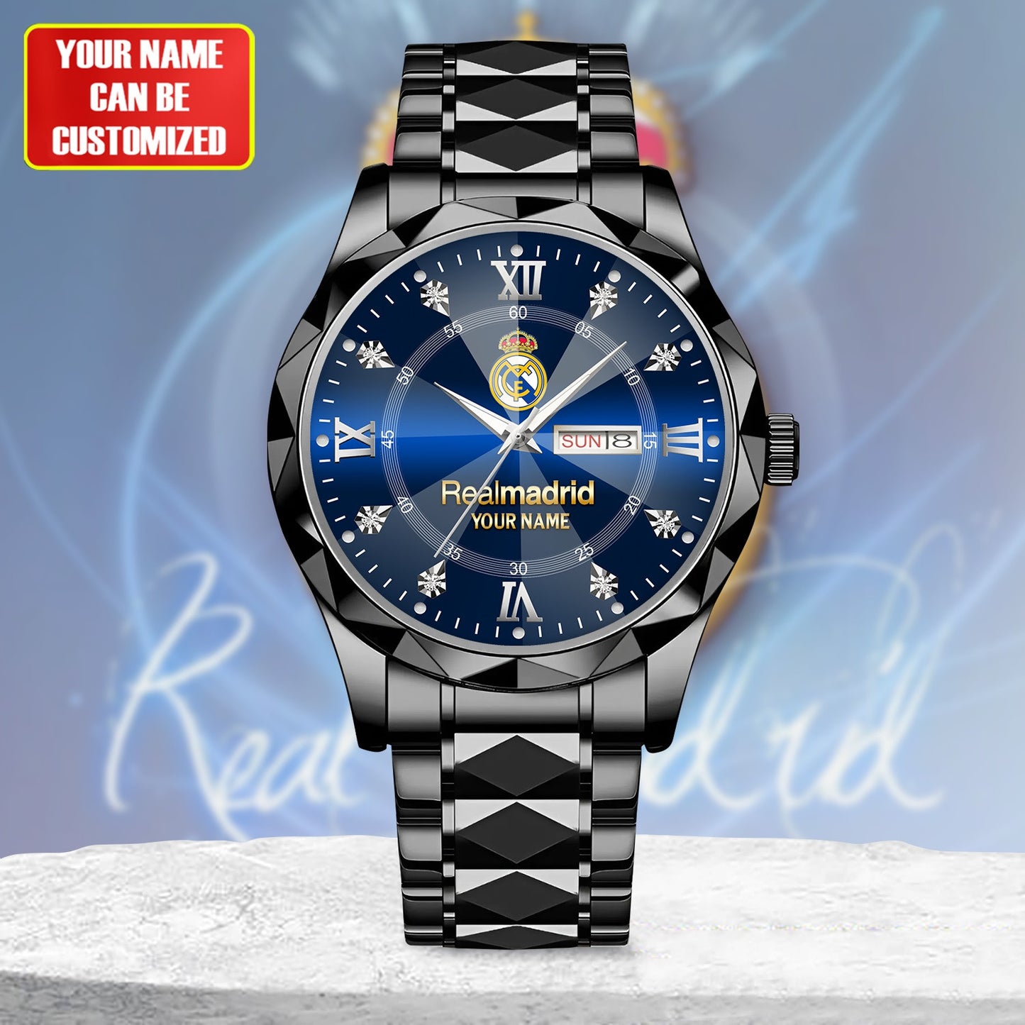 Personalized Real Madrid Sport Alloy Charley Watch V3