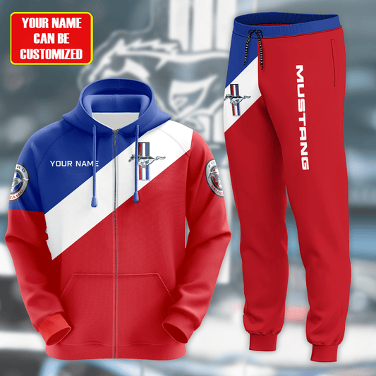 Personalized F Mustang Q4 3D All over Printed Hoodie and Sweatpants set