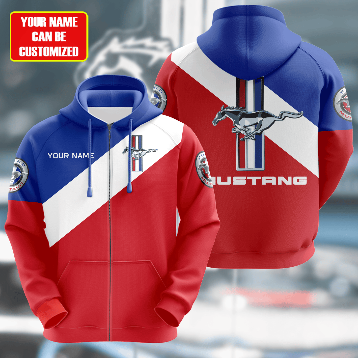Personalized F Mustang Q4 3D All over Printed Hoodie and Sweatpants set