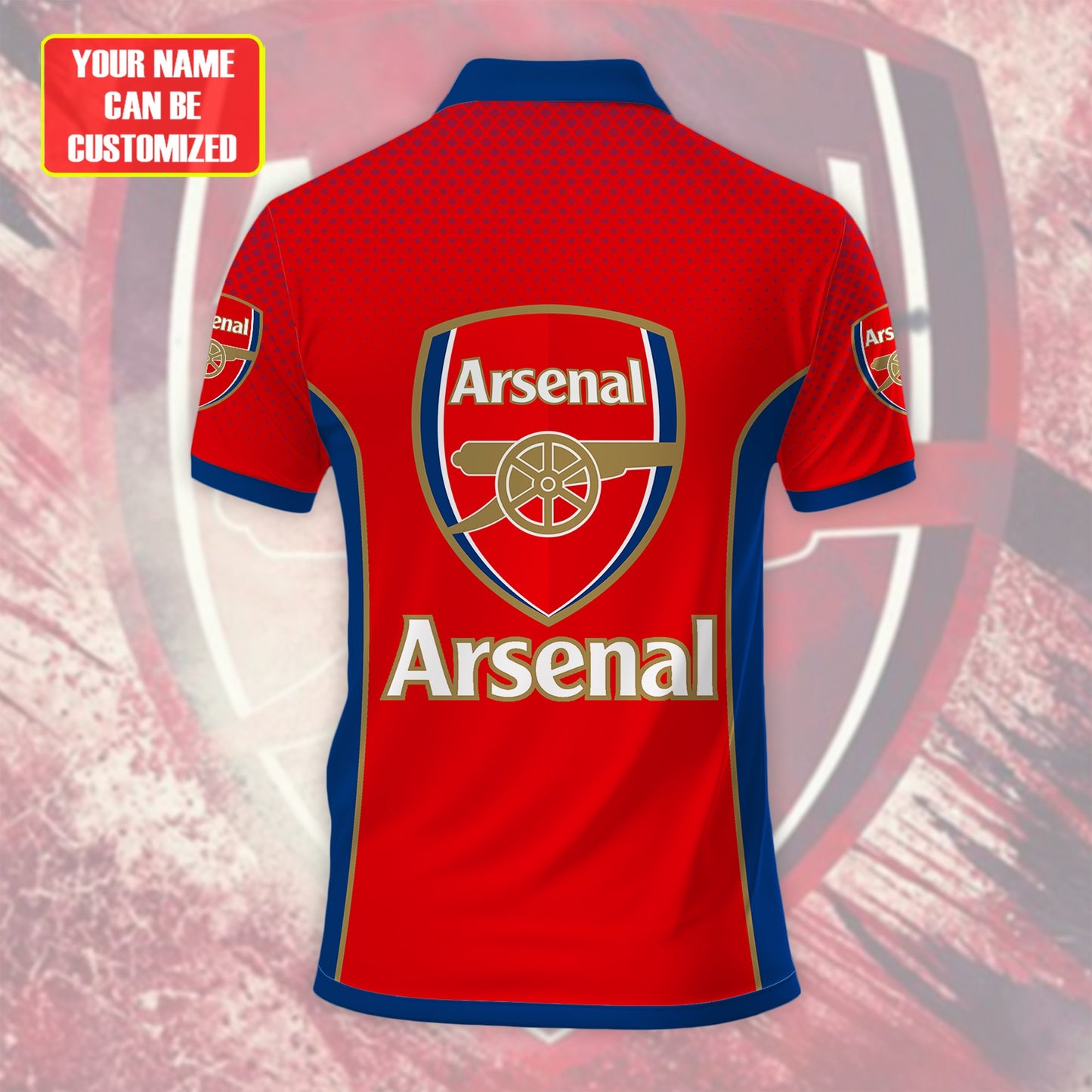 Personalized Arsenal 3D Full Printing Set , Arsenal Shirt , Zipper Polo, Hoodie , Short , Polo ,hawaii V3