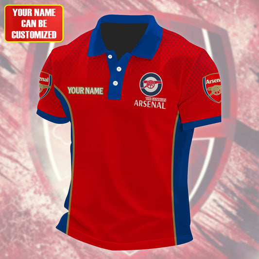Personalized Arsenal 3D Full Printing Set , Arsenal Shirt , Zipper Polo, Hoodie , Short , Polo ,hawaii V3